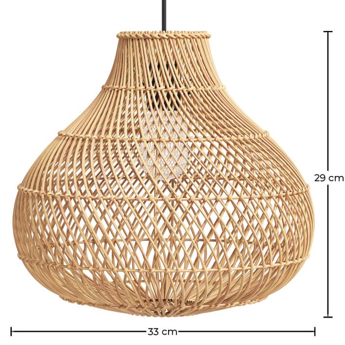 Rattan sales ceiling lamp